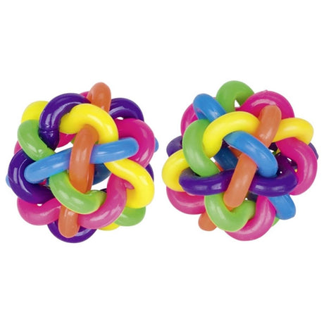 Balles arc-en-ciel, balles rebondissantes. 4 cm. 3+
