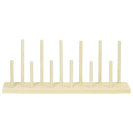 Présentoir en bois pour marionnettes à doigts. 40x