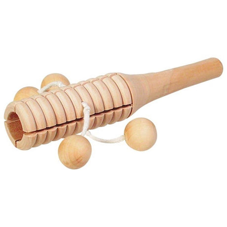 Bloc de tonalité Goki avec 4 boules en bois. 16 cm. 3+
