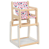 Chaise de poupée en bois Goki avec tableau 2in1
