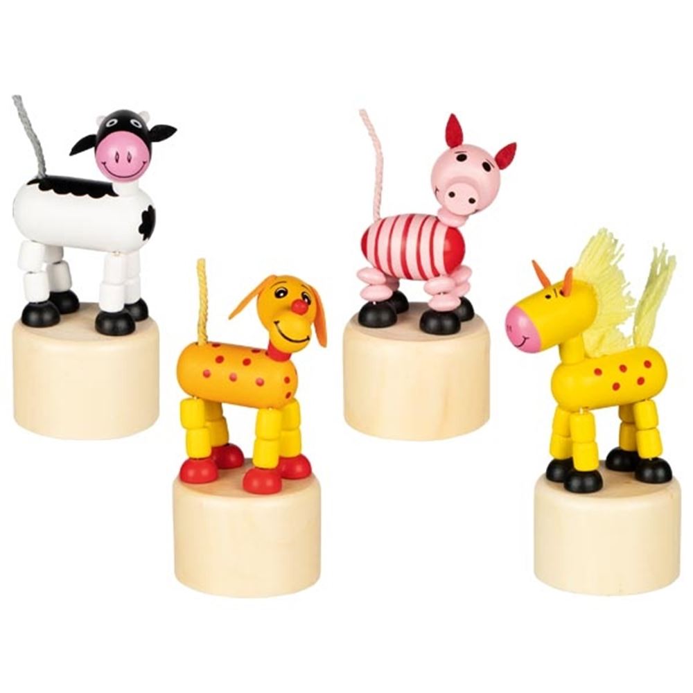 Goki figurine en bois animaux