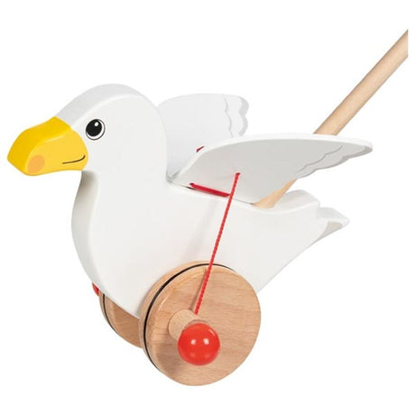 Poussez la mouette Jonas. 19 cm. 1+