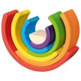 Goki Wooden Building Blocs Rainbow, 5dlg.