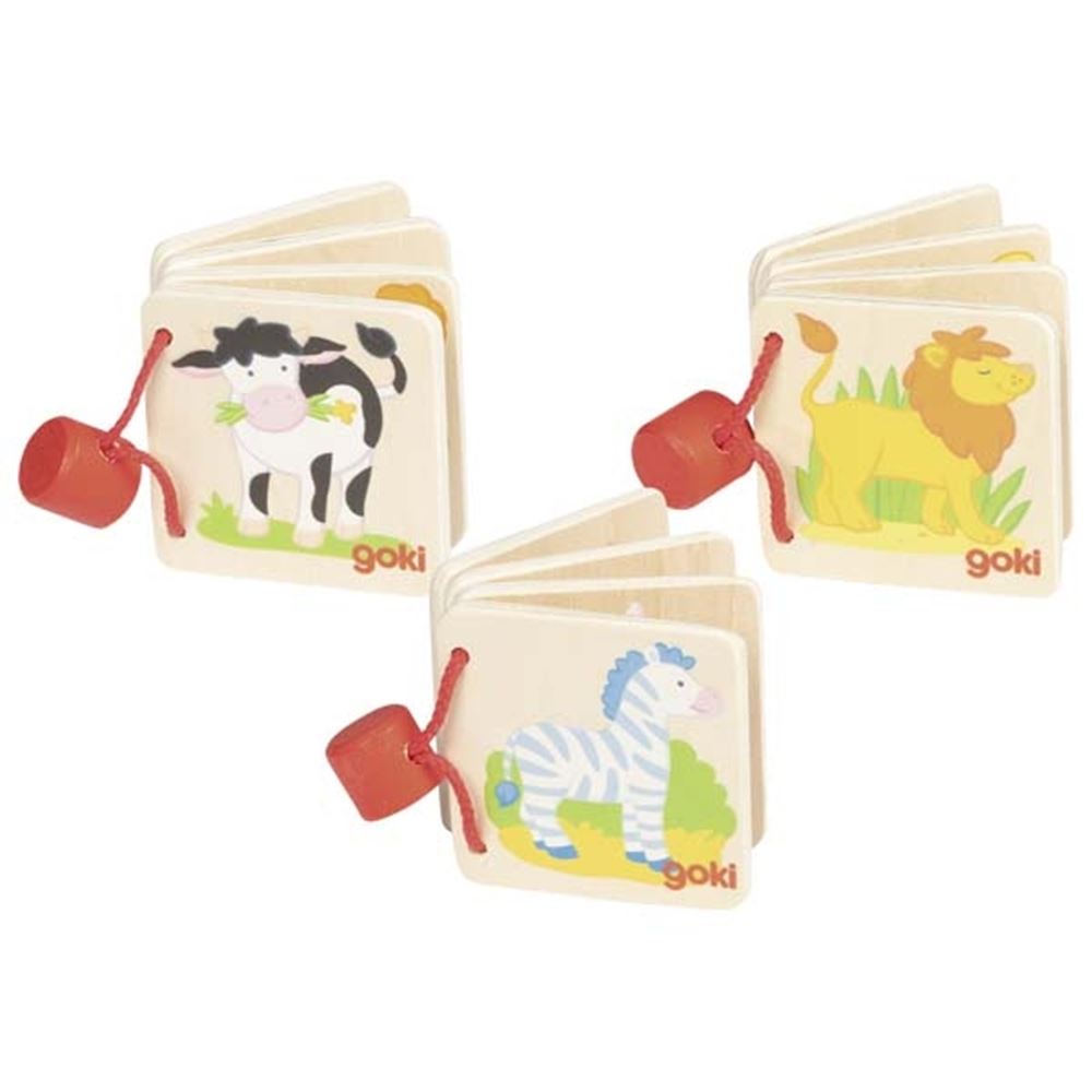 Livrets en bois. 5x5x2 cm. 3 motifs. 1+