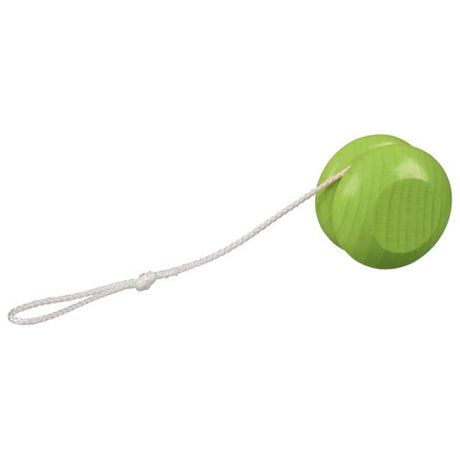 Yo-yo en bois, vert. 5 cm. 4+