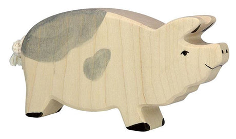 Holztiger Boar en bois tacheté