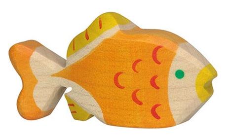 Poisson rouge Holztiger. 8 cm.