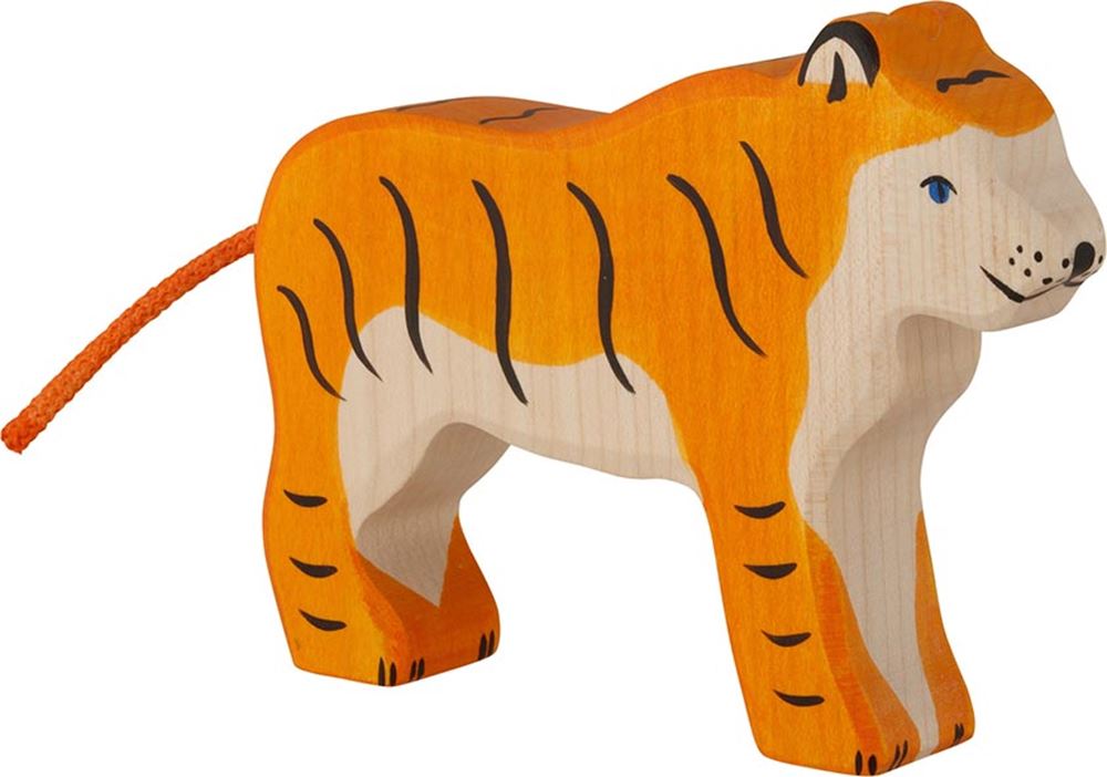 Tigre en bois holztiger