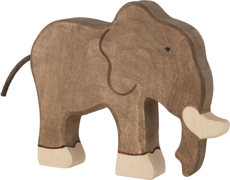 Éléphant en bois Holztiger