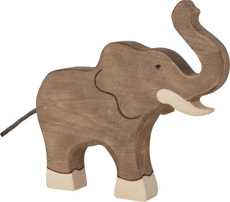 Tronc d'éléphant en bois holztiger