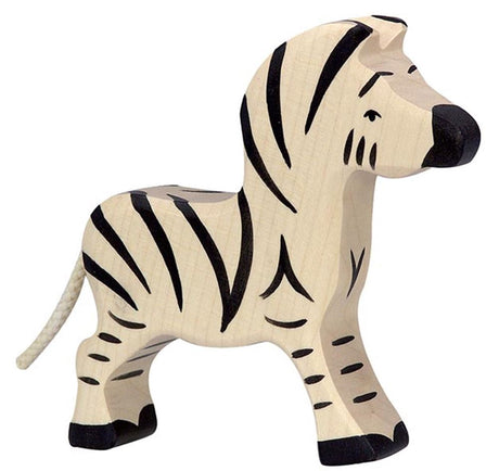 Holztiger en bois zèbre petit