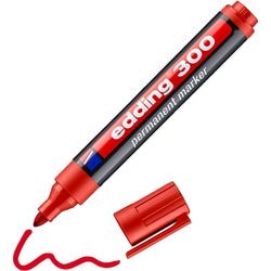 Edding https : www.cchobby.nl -300-marker-line-thickness-1-5-3-mm-red-1-piece