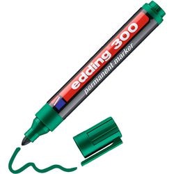 Feutre Edding 300 rond 1,5-3mm vert | 10 pièces