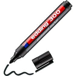 Edding 300 marqueur permanent noir | 10 pièces