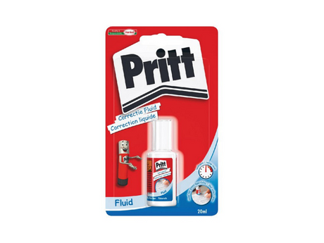 Pritt correctie fluid 20ml op kaart