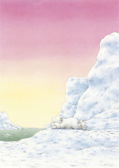 Carte postale illustrée 139 : petit ours polaire, à éviter