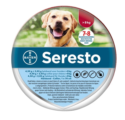 Bayer seresto tegning loppemærkehund