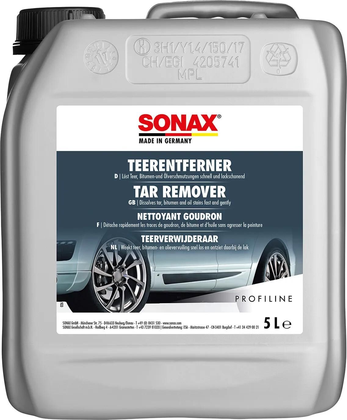 Sonax dégoudronnant dégoudronnant bidon de 5 litres