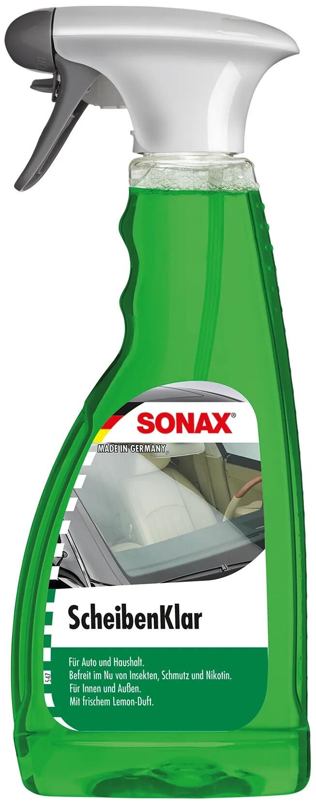 Sonax nettoyant pour vitres scheibenklar pare-brise transparent 500 ml m.sprayer