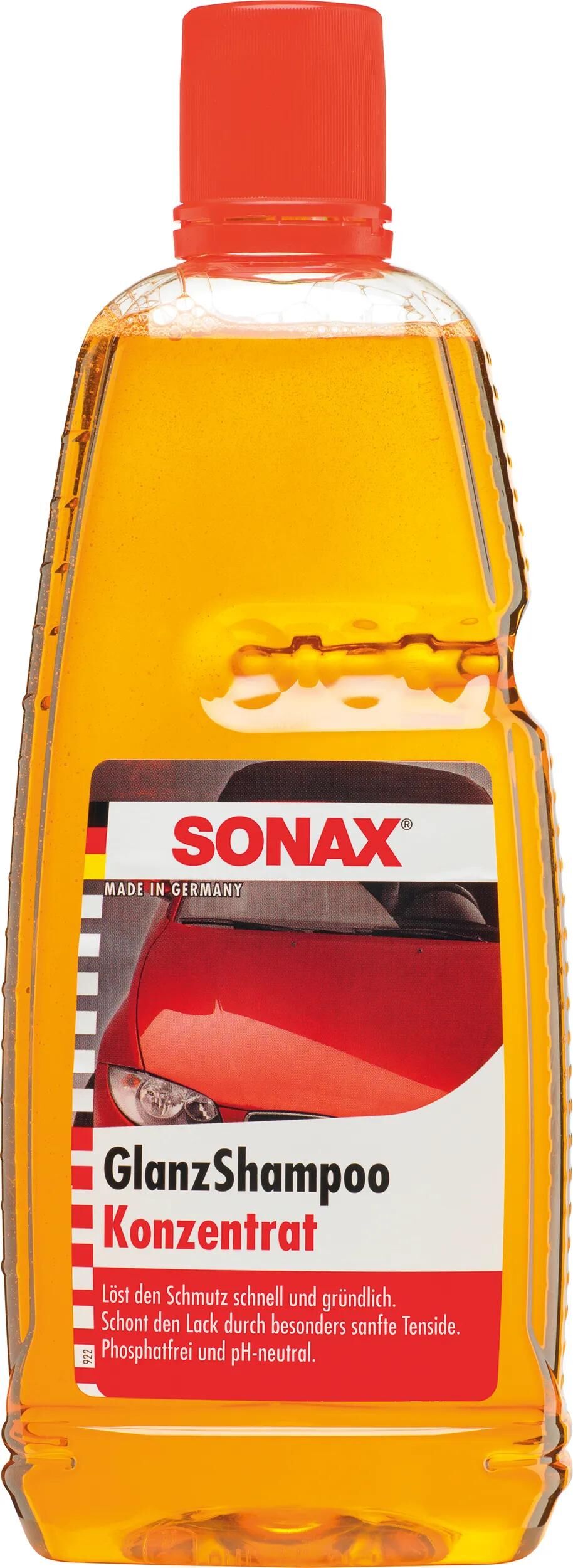 Sonax shampoing pour voiture shampoing pour voiture bouteille en plastique de 1 litre
