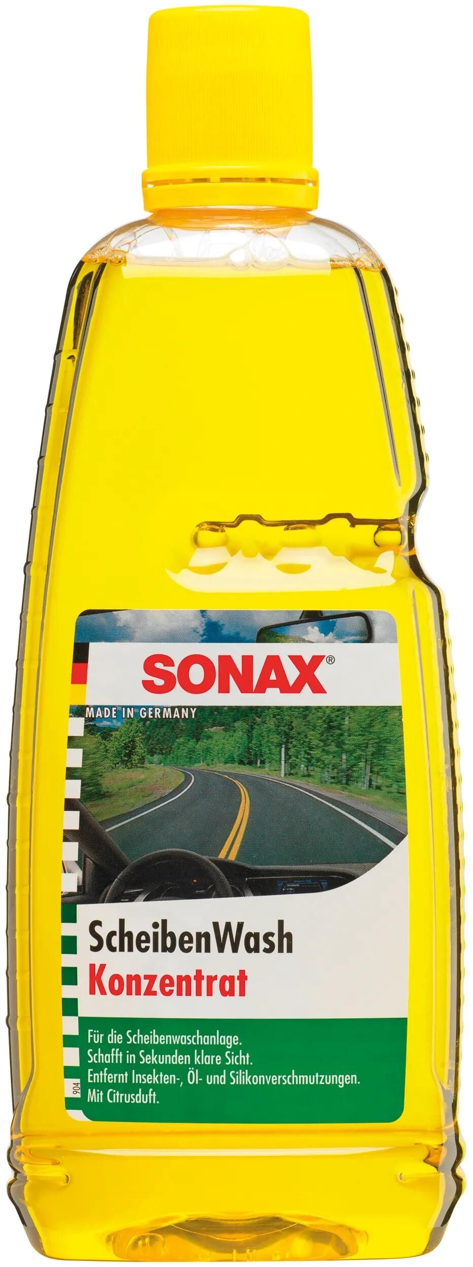 Sonax nettoyant pour vitres scheibenschooner nettoyant pour vitres 1 l parfum citron