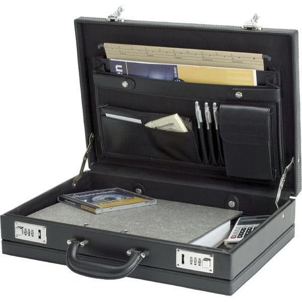 Valise pilote Juscha ju-92300 alassio ponte simili cuir noir.
