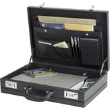 Valise pilote Juscha ju-92300 alassio ponte simili cuir noir.