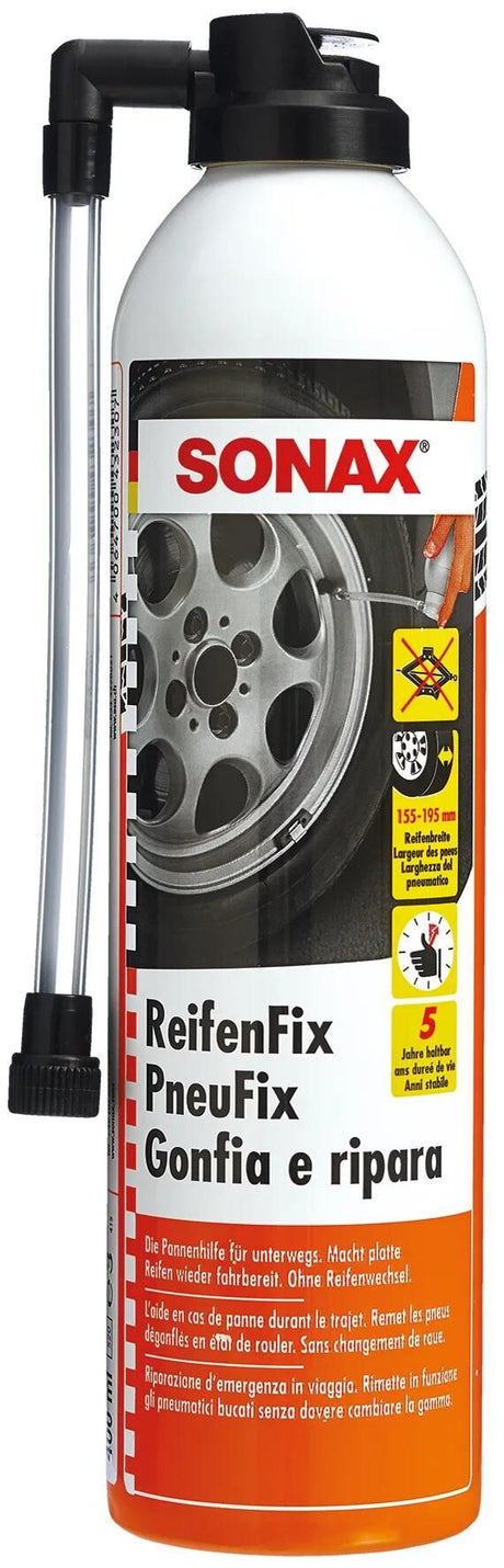 Sonax spray de réparation de pneus reifenfix pneus fix 400 ml