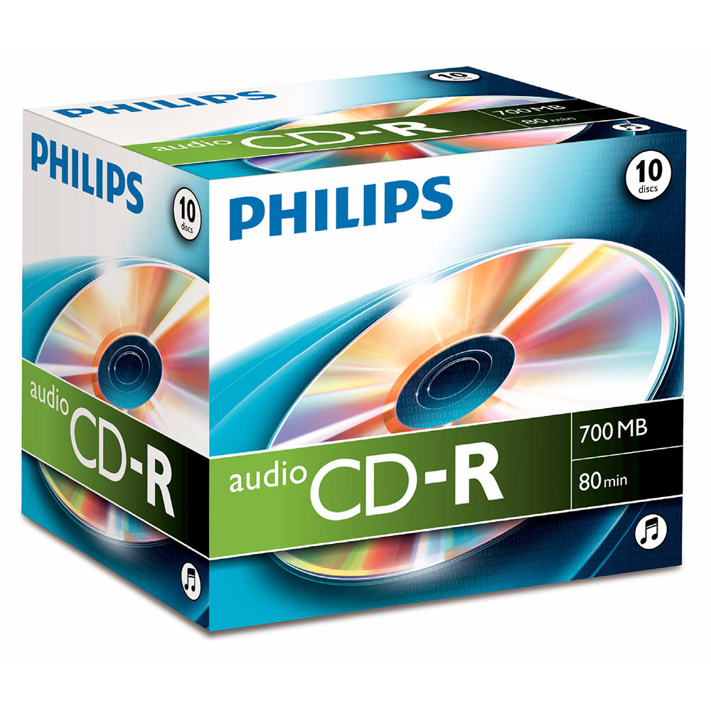 Philips CR7A0NJ10 CD Registrerbare 700MB 10 stykker