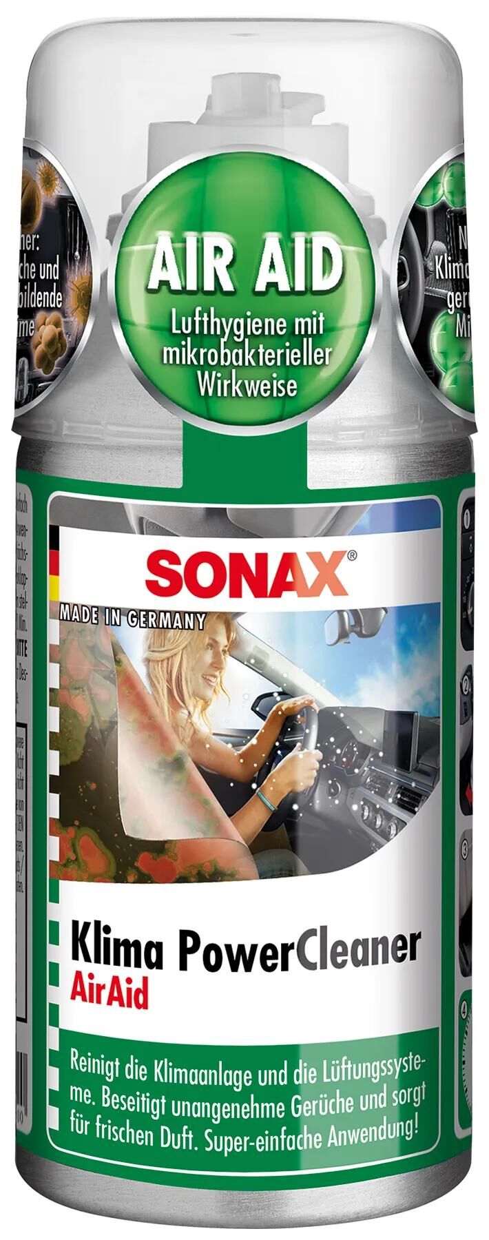Sonax – nettoyeur de climatisation, nettoyeur de puissance climatique, Airaid. Nettoyant climatique 100 ml