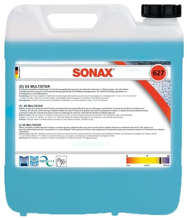 Sonax nettoyant multistar sx nettoyant multistar 10l