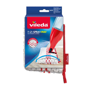 Vileda 1.2.spray max remplacement - 1 par paquet - tampon en microfibre pour système 12 spray max
