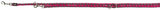 Trixie Dog Leash Cavo Justerbar Fuchsia Gray