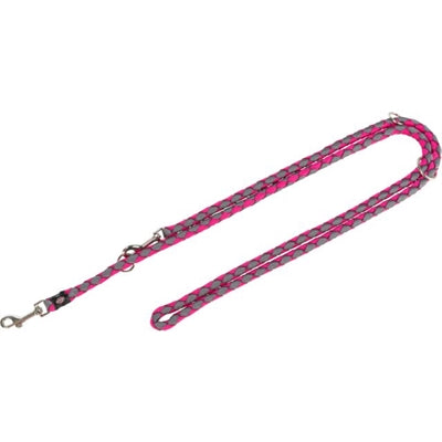 Trixie Dog Leash Cavo Justerbar Fuchsia Gray