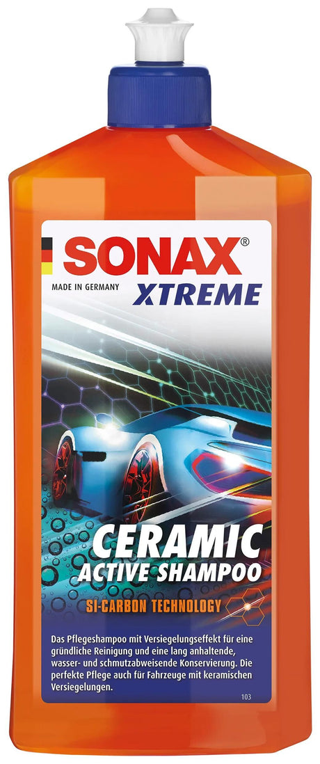 Sonax shampooing pour voiture xtreme ceramic activeshampoo ceramic activeshampoo 500 xtreme