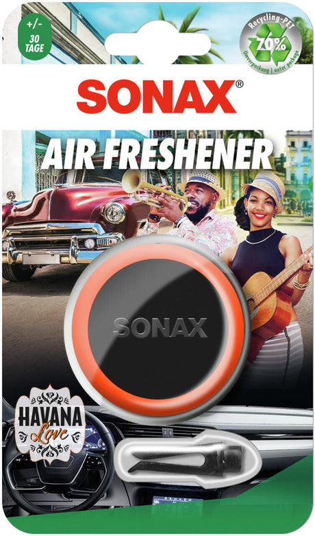 Désodorisant Sonax. désodorisant havana love