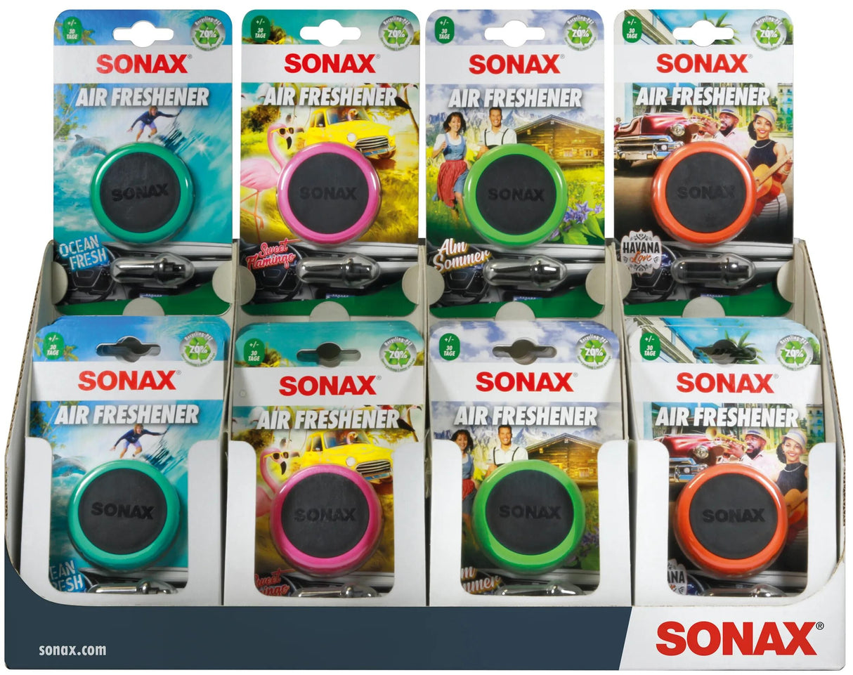 Désodorisant Sonax. présentoir désodorisant a.24 pcs.