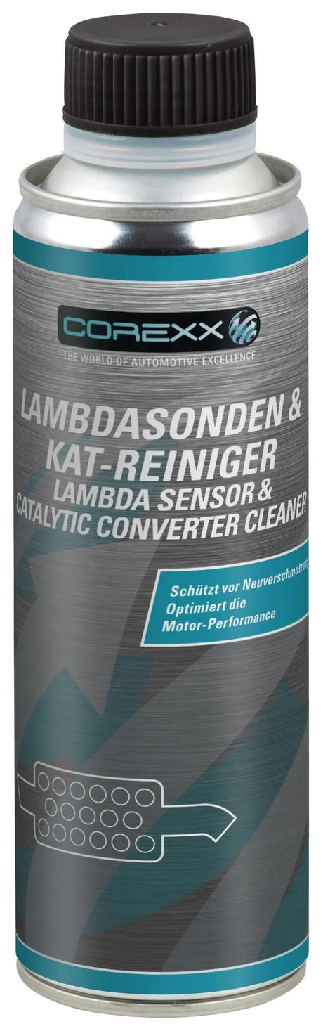 Additif Corexx pour sondes lambda et nettoyant pour catalyseur. lambdason ton chat. nettoyant