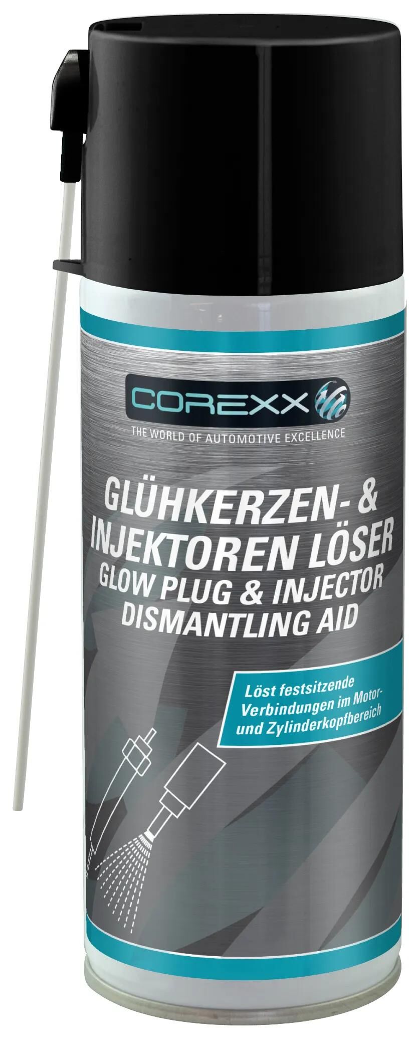 Corexx nettoyant spécial bougies de préchauffage et dissolvant d'injecteur bougies de préchauffage injectables 400 ml