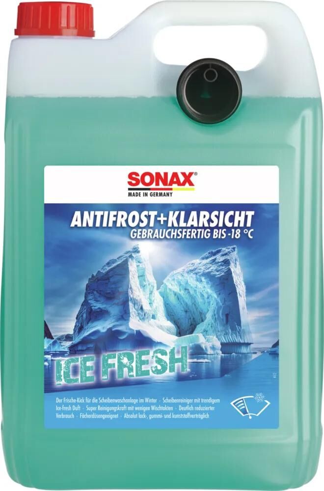 Sonax protection antigel pare-brise antigel clearsight . antif.clear view 5 l -18c glace fraîche