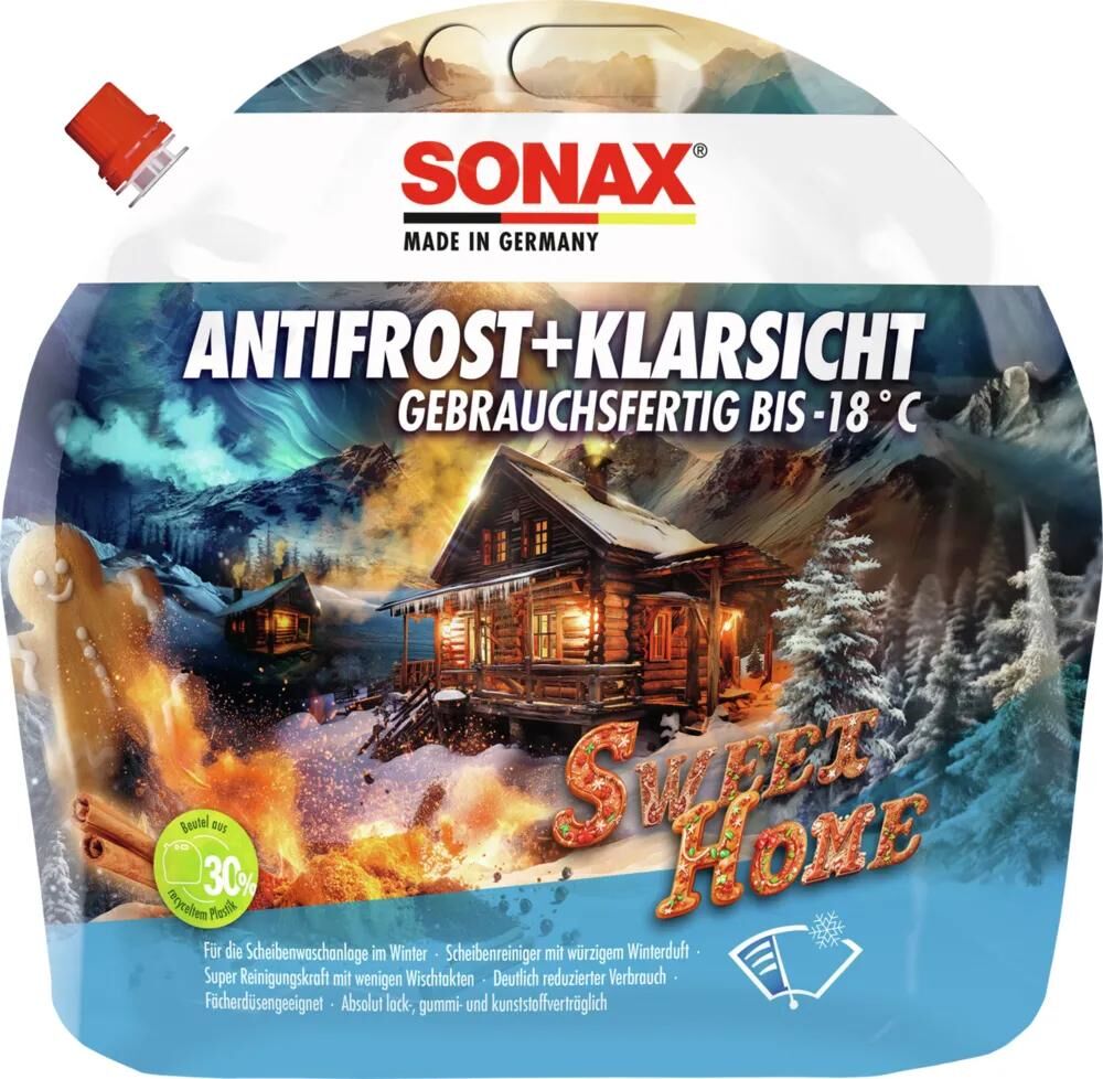 Sonax protection antigel pare-brise antigel clearsight . antif.clear 3 l -18c sweet home