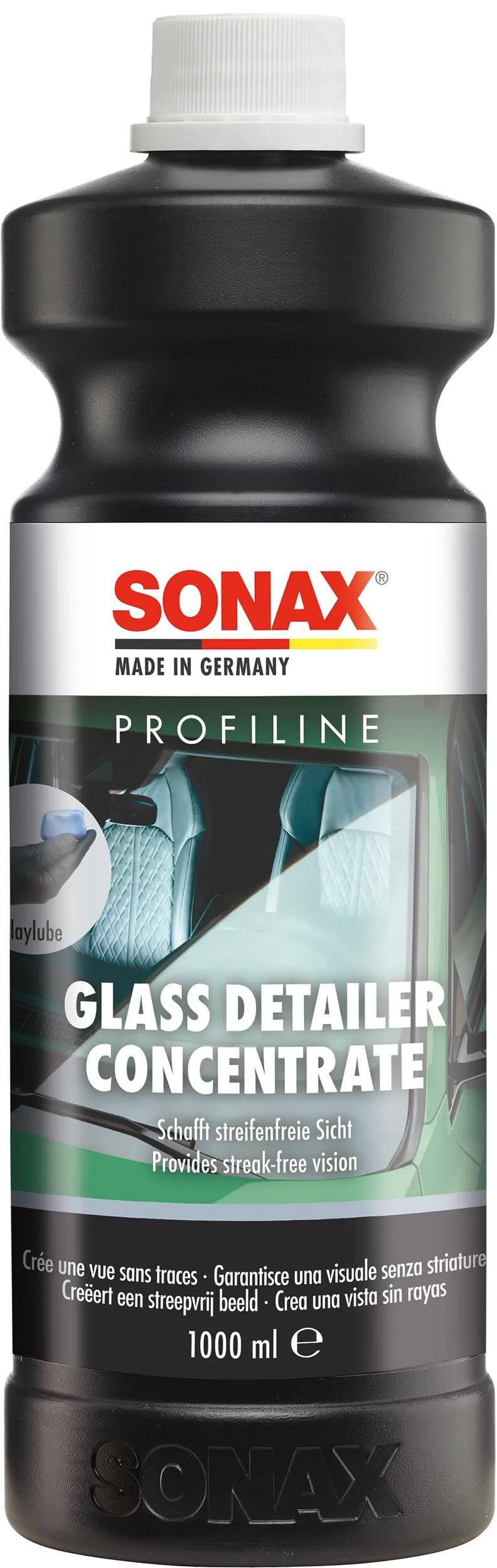 Concentré de nettoyant pour vitres Sonax. détaillant de verre bouteilles d'eau 1 l
