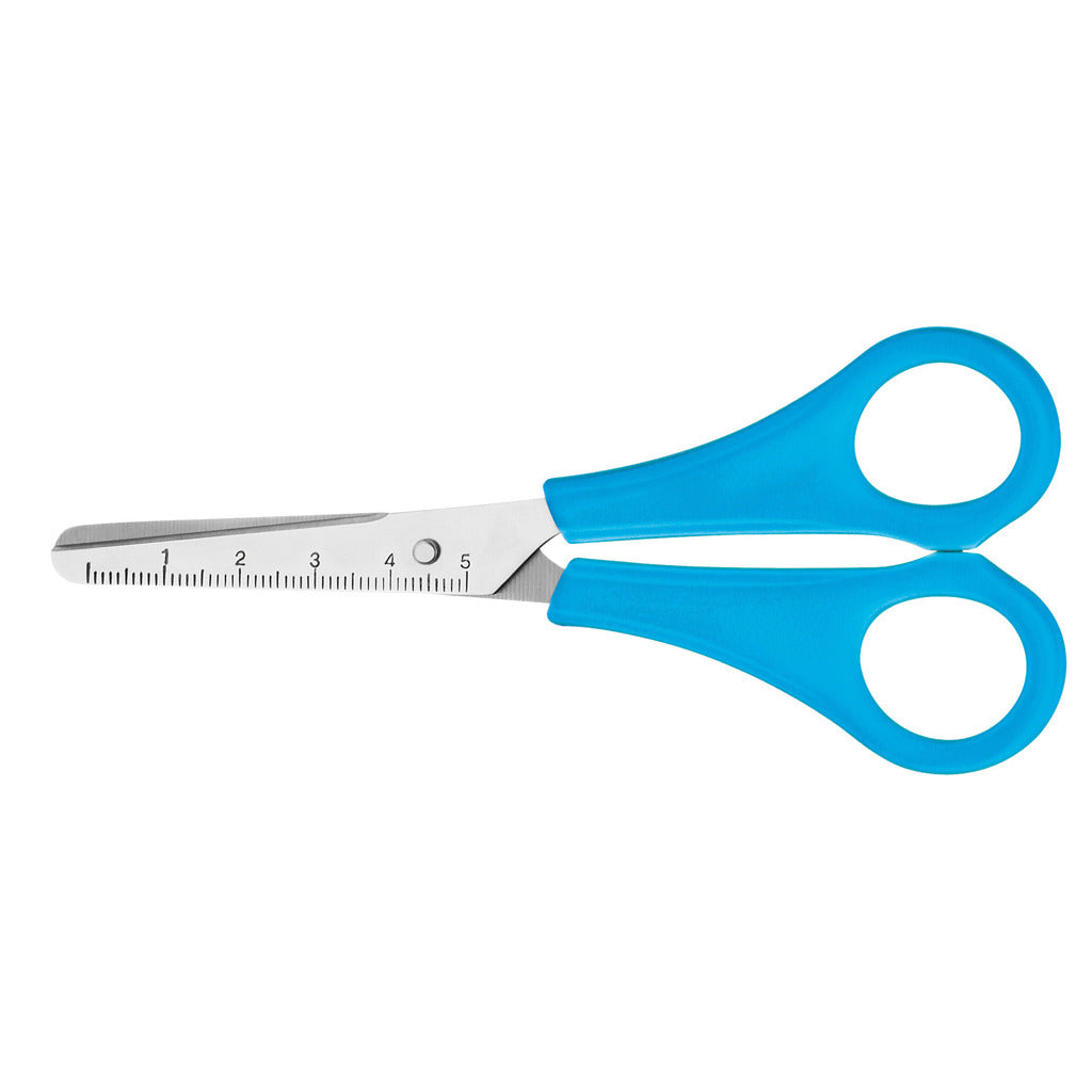 Ciseaux enfant Basic Westcott pointe ronde bleu
