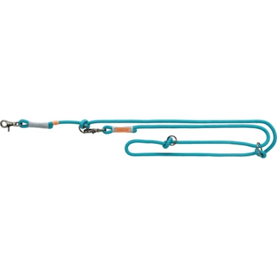 Trixie laisse pour chien be nordic réglable gris clair pétrole