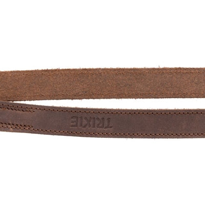 Trixie Dog Leash Rustic Justerbar fedt læder mørkebrun