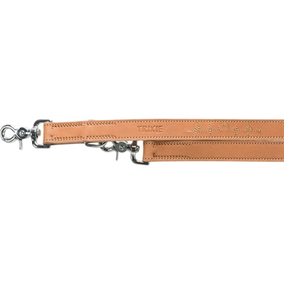 Trixie Dog Leash Rustic Heartbeat Justerable Fat Leather Brown