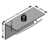 Fmd fmd Mauer Mantel Rack 72x29.3x34,5 cm alt-Stilbrong