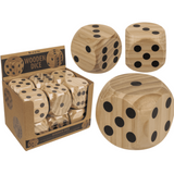 Dés en bois Dsp. env. 6x6cm. 12