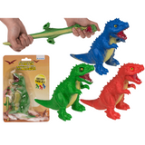 Dino en stretch, 13 cm, 3 assortiments. 12 pièces.
