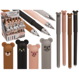 Stylo effaçable Dsp animaux, 14 cm. 4 essieux